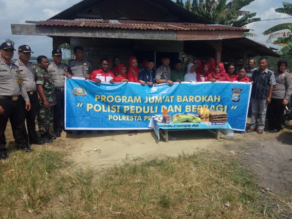 Rasa Haru Kasino Dikunjungi Tim Barokah Polresta